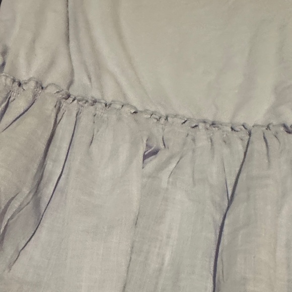 Anthropologie Lilac Ruffle Sleeve Blouse - Picture 8 of 16